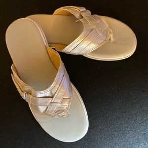 Silver sandals